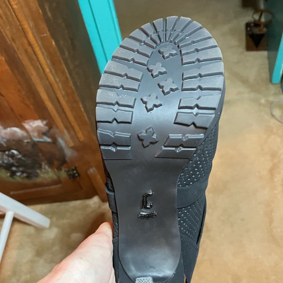 Juicy Couture size 9.5 Unique Summer 11” tall mesh toeless boots - Picture 9 of 16